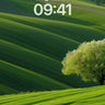 Serenity Ridge Wallpaper with Solitary Canopy wallpaper for iPhone, iPad & Mac