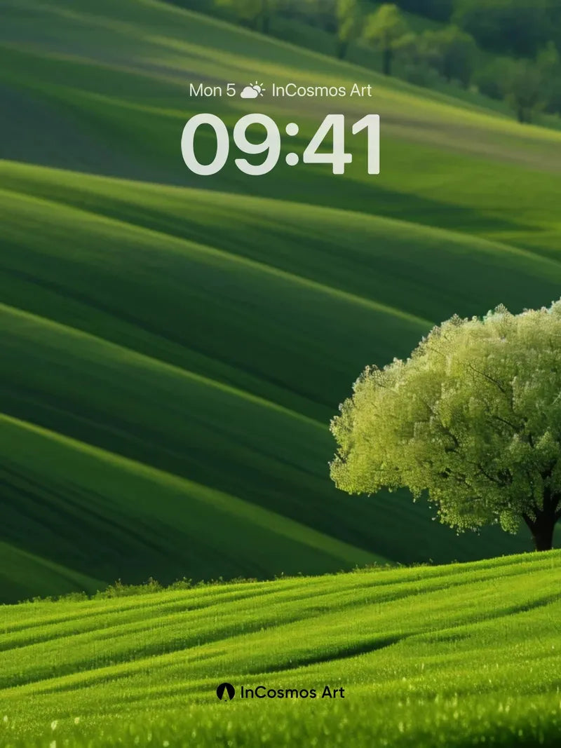 Serenity Ridge Wallpaper with Solitary Canopy