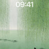 Serene Willow Veil Wallpaper in Misty Green wallpaper for iPhone, iPad & Mac