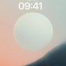 Celestial Moonrise Mountain Wallpaper