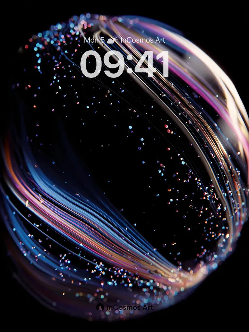 Cosmic Veil Wallpaper with Stardust Trails wallpaper for iPhone, iPad & Mac