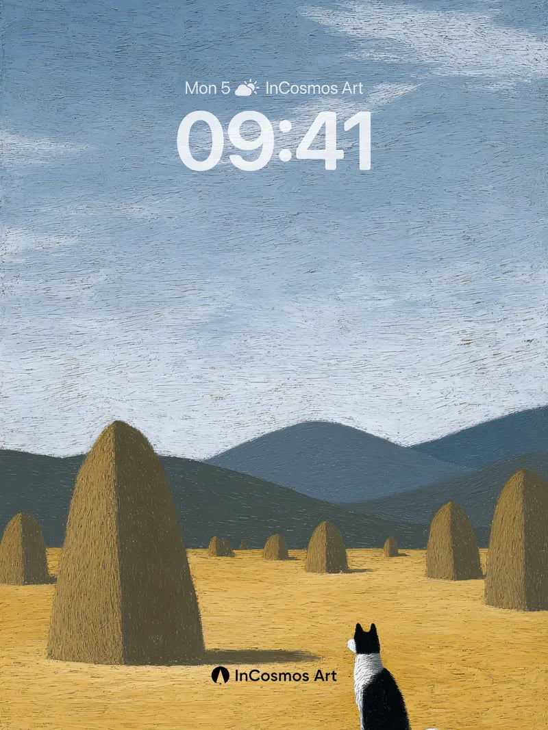 Serenity Haystack Wallpaper with Silent Watcher