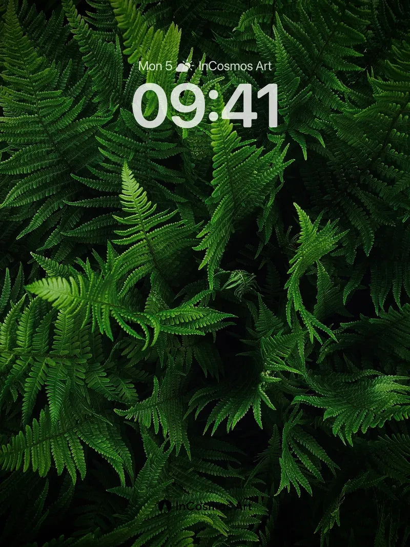 Whispering Fern Wallpaper with Living Shadows