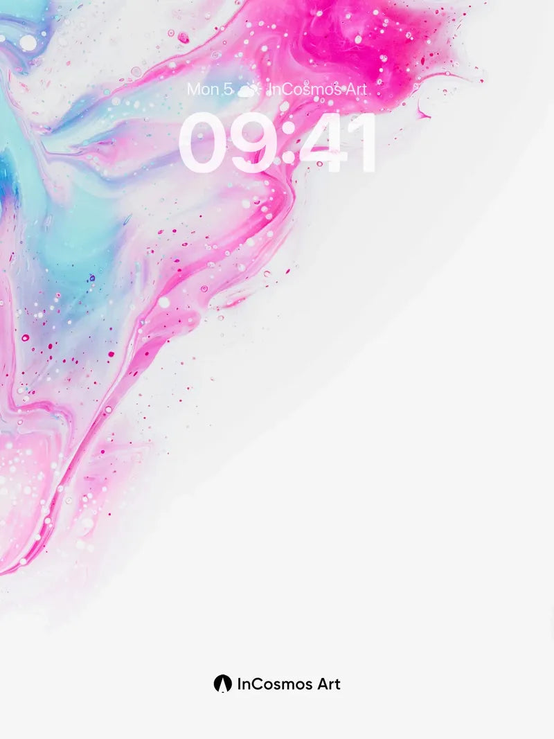 Luminous Veil Wallpaper with Cosmic Drift