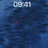 Deep Ocean School Fish Red Accent Wallpaper