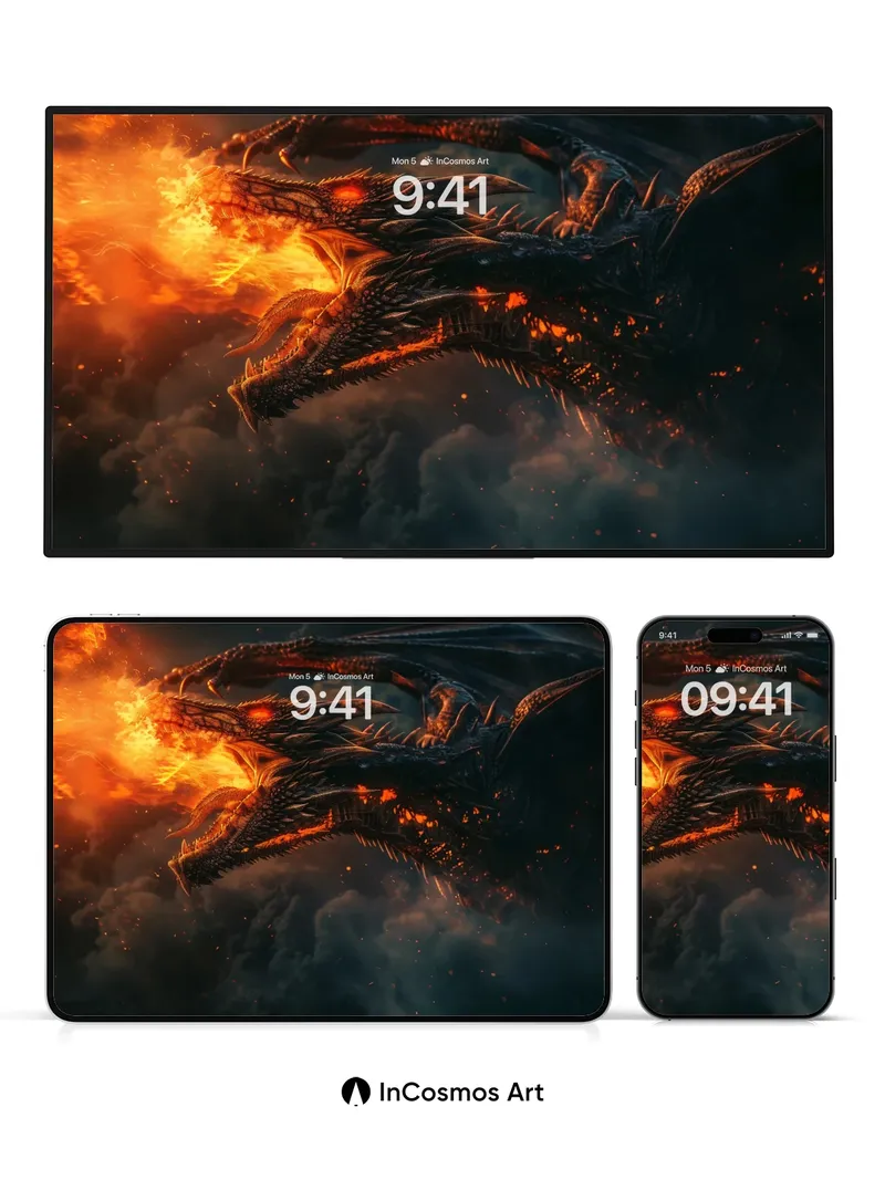 Fiery Dominion Wallpaper with Ember Breath