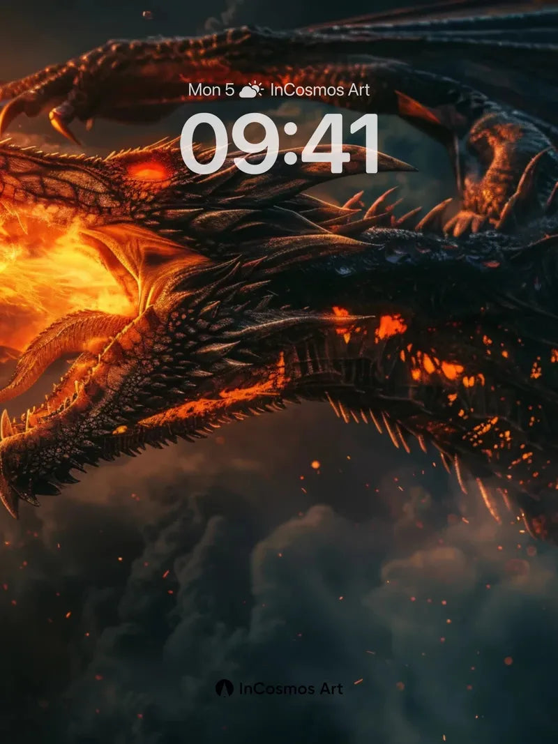 Fiery Dominion Wallpaper with Ember Breath