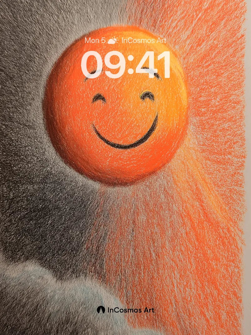 Joyful Sunbeam Wallpaper with Smiling Sky wallpaper for iPhone, iPad & Mac