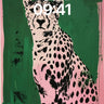 Bold Cheetah Wallpaper with Pop Art Edge wallpaper for iPhone, iPad & Mac