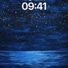 Stellar Abyss Wallpaper with Oceanic Reflections wallpaper for iPhone, iPad & Mac