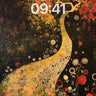 Golden Serpent Wallpaper with Floral Constellations wallpaper for iPhone, iPad & Mac
