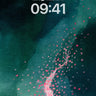 Ethereal Petal Stream Wallpaper in Misty Green wallpaper for iPhone, iPad & Mac