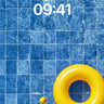 Sunlit Serenity Wallpaper with Floating Playthings wallpaper for iPhone, iPad & Mac