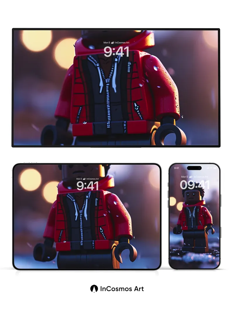 Urban Solitude Wallpaper with LEGO Soul