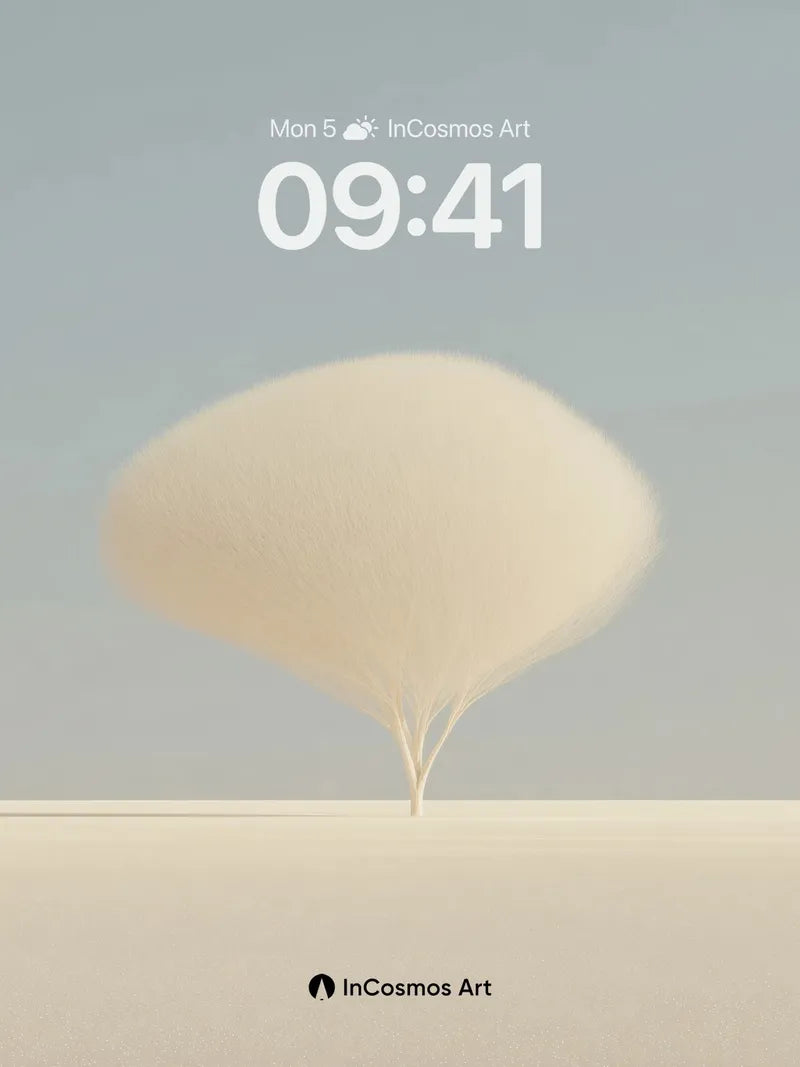 Serenity Bloom Wallpaper with Ethereal Canopy