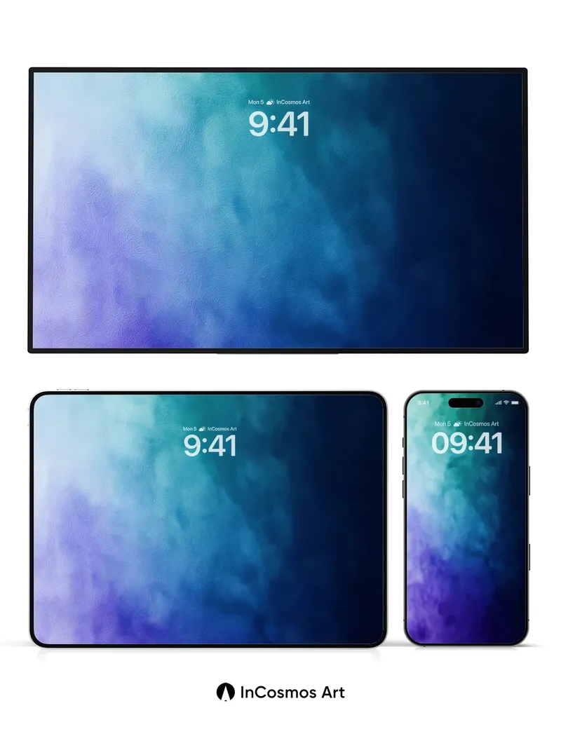 Mystic Veil Wallpaper with Ethereal Hues