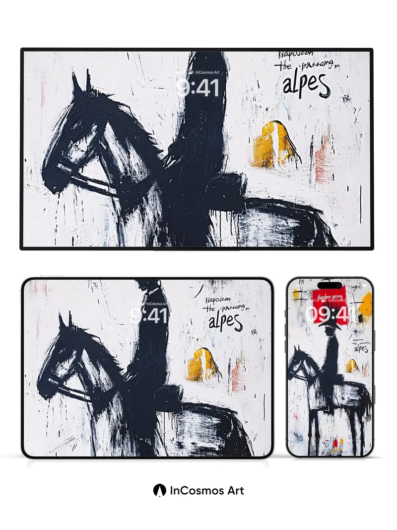 Bold Silhouette Wallpaper with Napoleonic Echoes