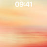 Blushing Horizon Wallpaper with Ethereal Gradient wallpaper for iPhone, iPad & Mac
