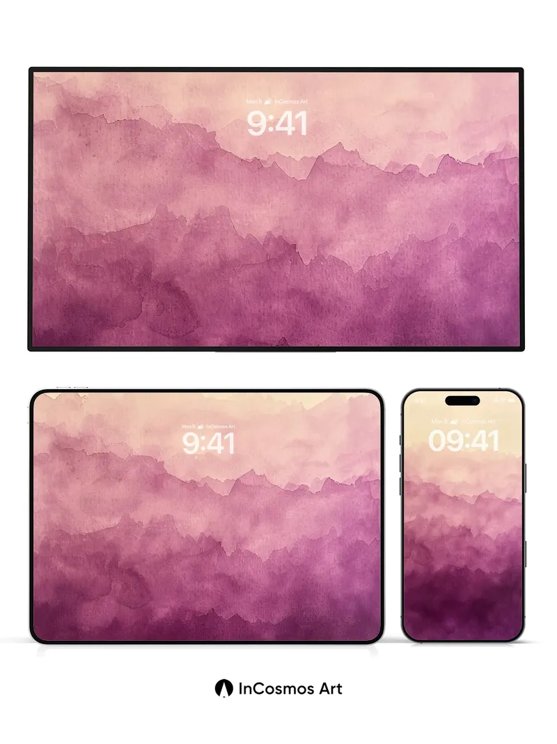 Mystic Veil Wallpaper with Ethereal Hues