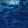 Deep Currents Wallpaper with Whispering Fish wallpaper for iPhone, iPad & Mac