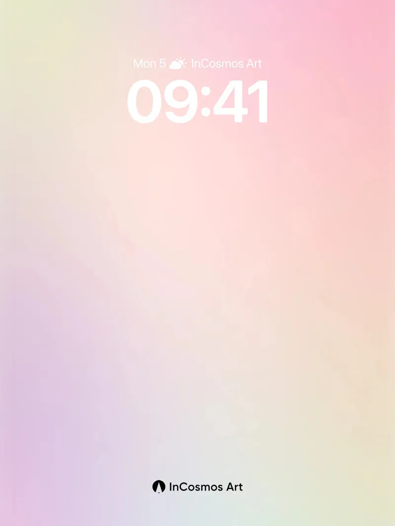 Soft Hush Gradient Wallpaper with Ethereal Light