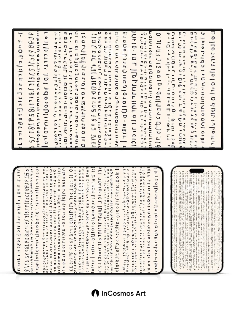 Ciphered Whispers Wallpaper with Hidden Codes