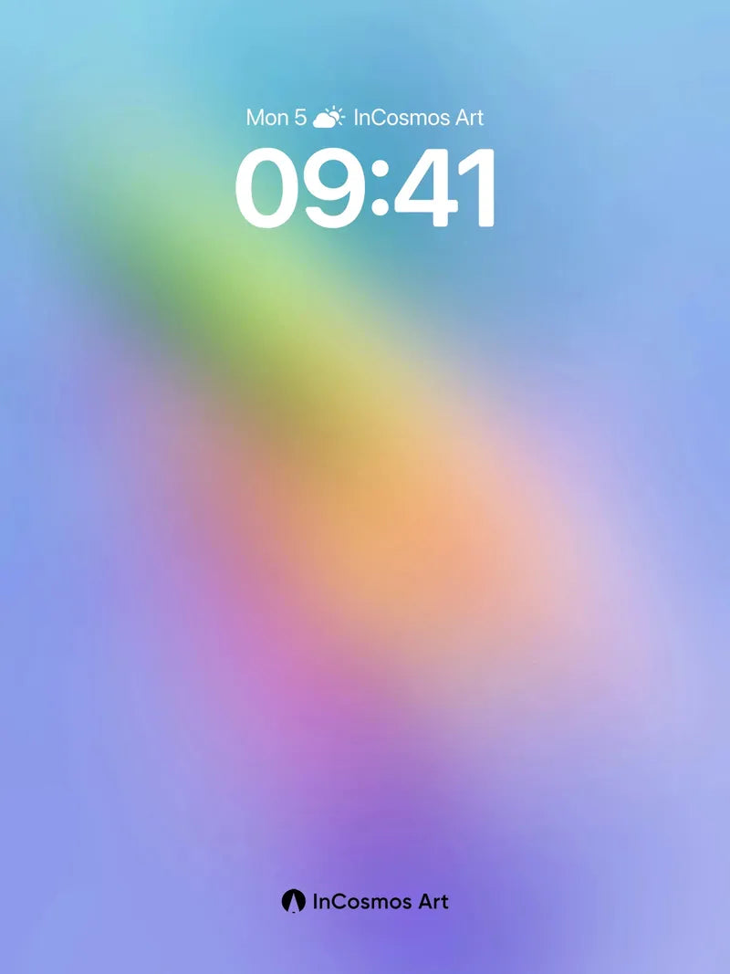 Luminous Drift Wallpaper with Ethereal Hues