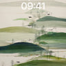 Serene Hillside Wallpaper with Whispering Greens wallpaper for iPhone, iPad & Mac
