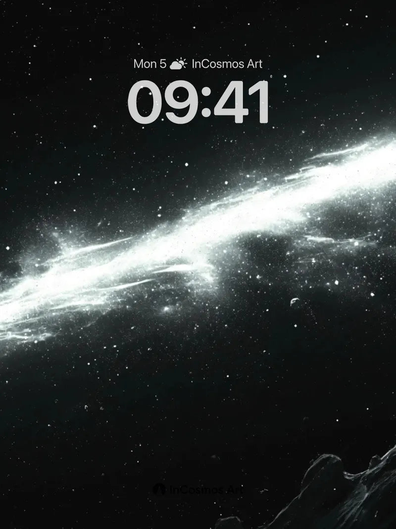 Silent Nebula Wallpaper with Cosmic Veil