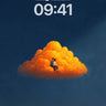 Serenity Cloud Wallpaper with Floating Embrace wallpaper for iPhone, iPad & Mac
