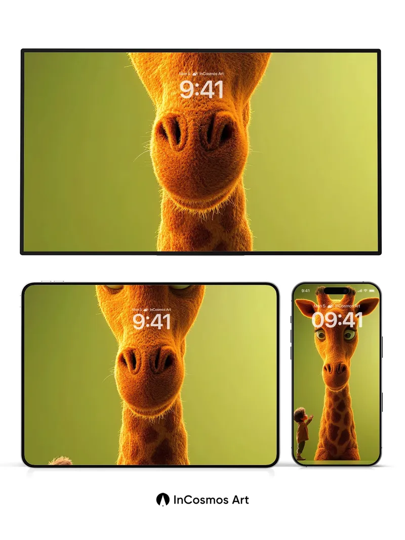 Wonderful Encounter Wallpaper with Gentle Giants