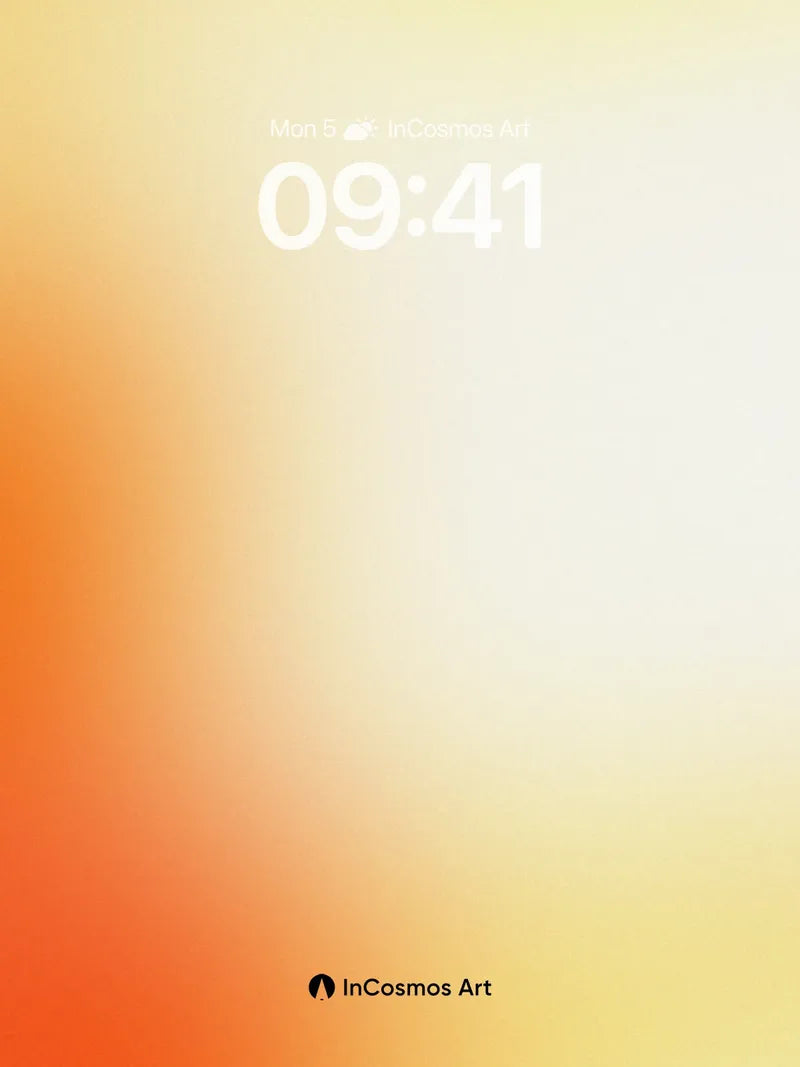 Warm Embrace Gradient Wallpaper with Soft Light Flow