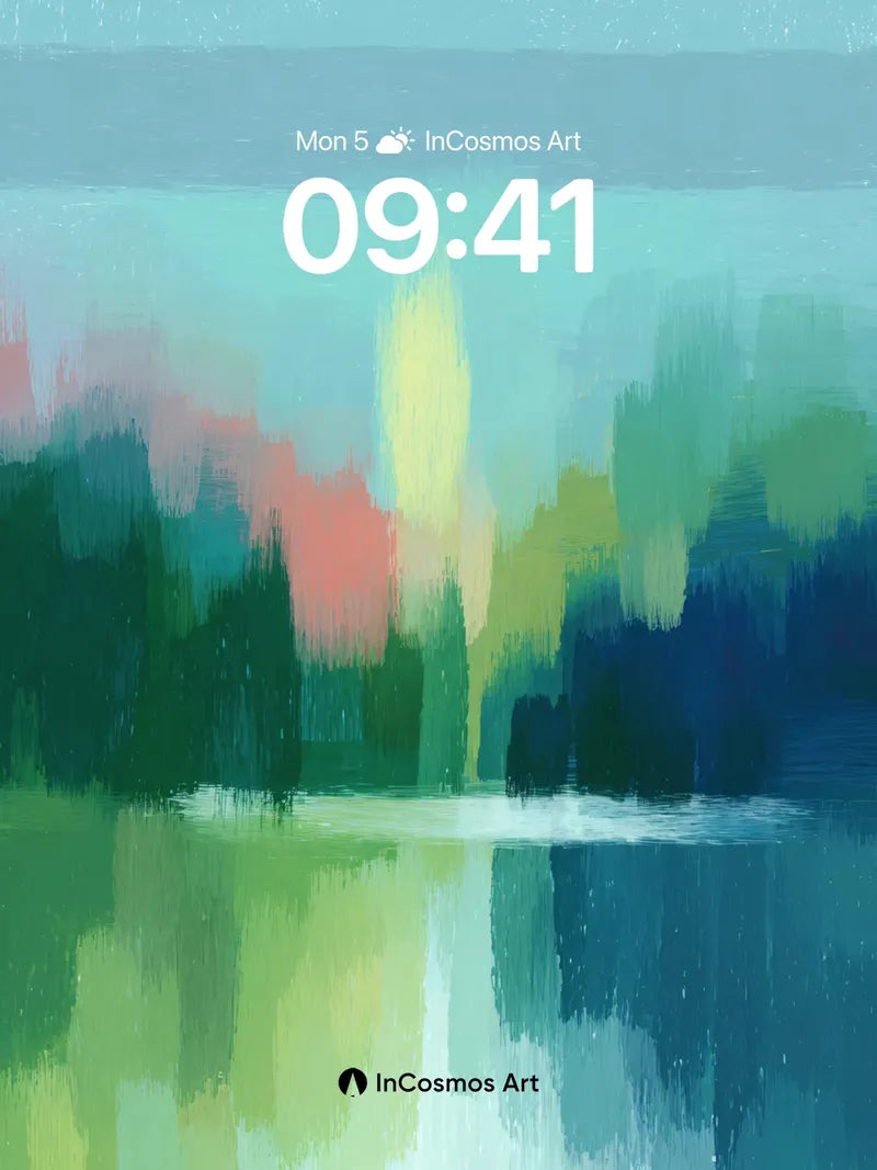 Serene Horizon Wallpaper with Ethereal Reflections