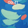 Oceanic Brushstrokes Background wallpaper for iPhone, iPad & Mac