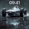 Rain-Slicked Velocity Wallpaper with Reflective Depths wallpaper for iPhone, iPad & Mac