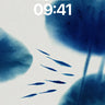 Serenity in Ink Wallpaper with Floating Fish wallpaper for iPhone, iPad & Mac