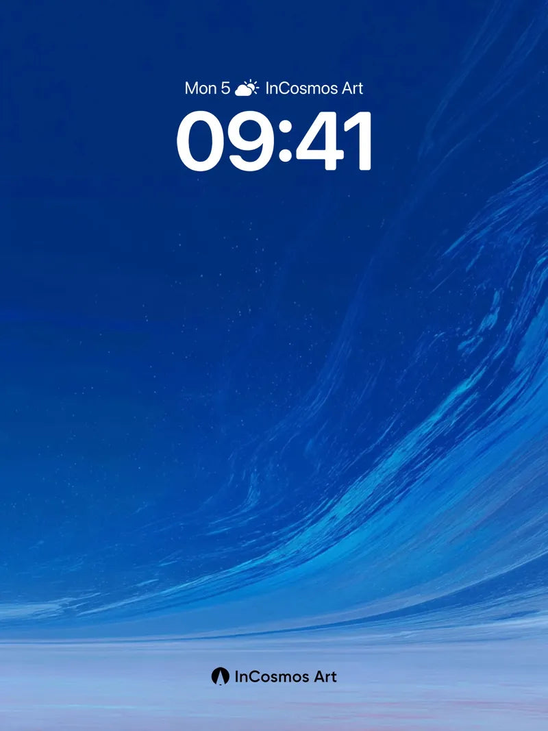 Cosmic Horizon Wallpaper with Ethereal Glow