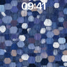 Indigo Hexagon Wallpaper with Textured Depth wallpaper for iPhone, iPad & Mac