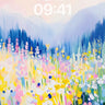 Whispering Meadow Wallpaper with Ethereal Light wallpaper for iPhone, iPad & Mac