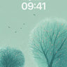 Winter Serenity Black Cat Wallpaper wallpaper for iPhone, iPad & Mac