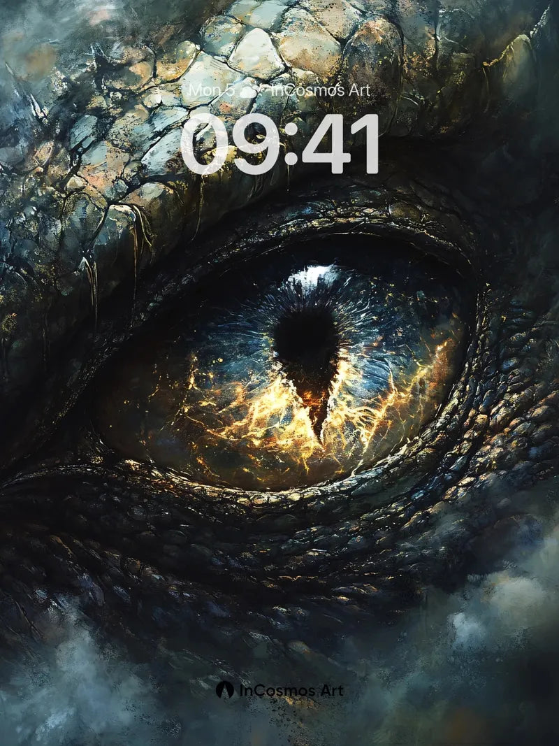 Feral Flame Wallpaper with Dragon's Gaze