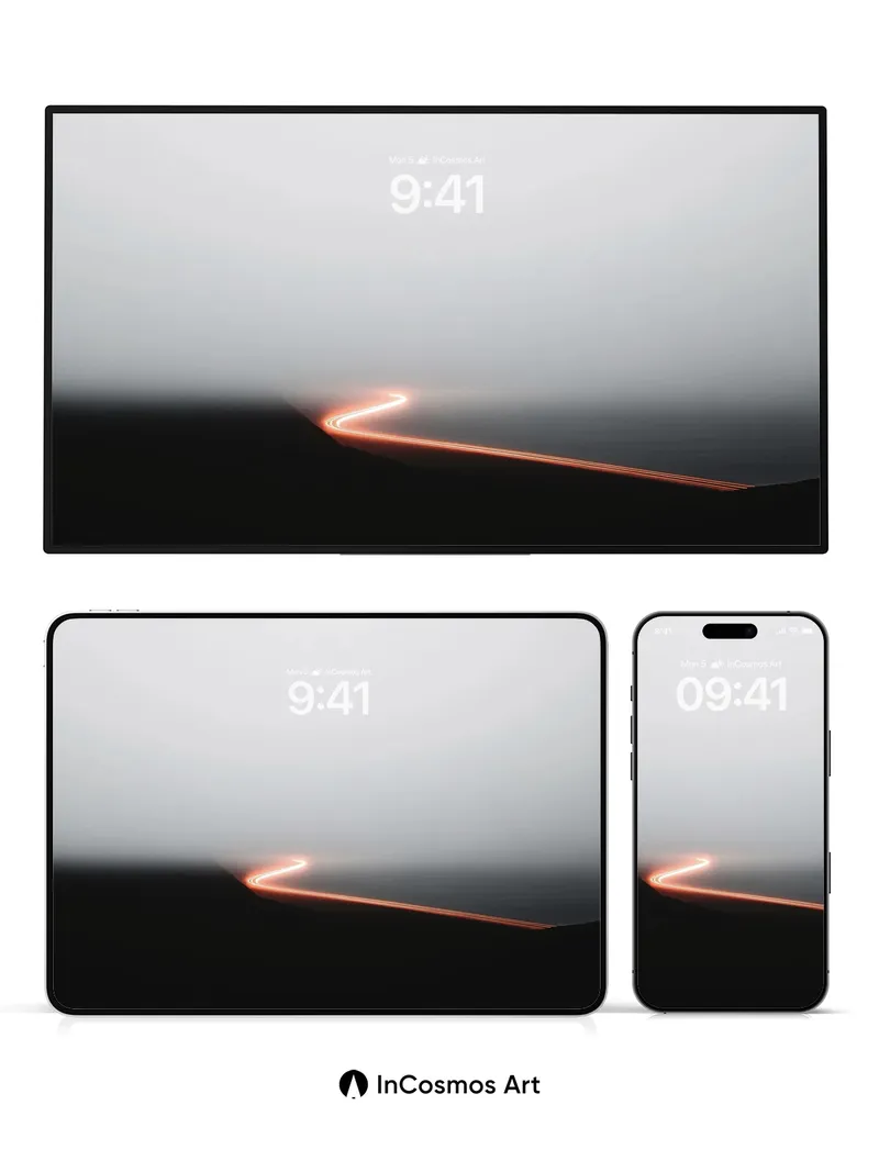 Serenity Trail Wallpaper with Light's Whisper