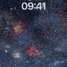 Cosmic Sparkle Wallpaper with Falling Embers wallpaper for iPhone, iPad & Mac