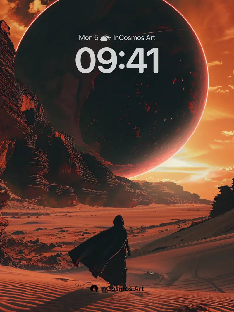 Eternal Horizon Wallpaper with Cosmic Silence wallpaper for iPhone, iPad & Mac