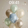 Serene Float Wallpaper with Golden Dust wallpaper for iPhone, iPad & Mac