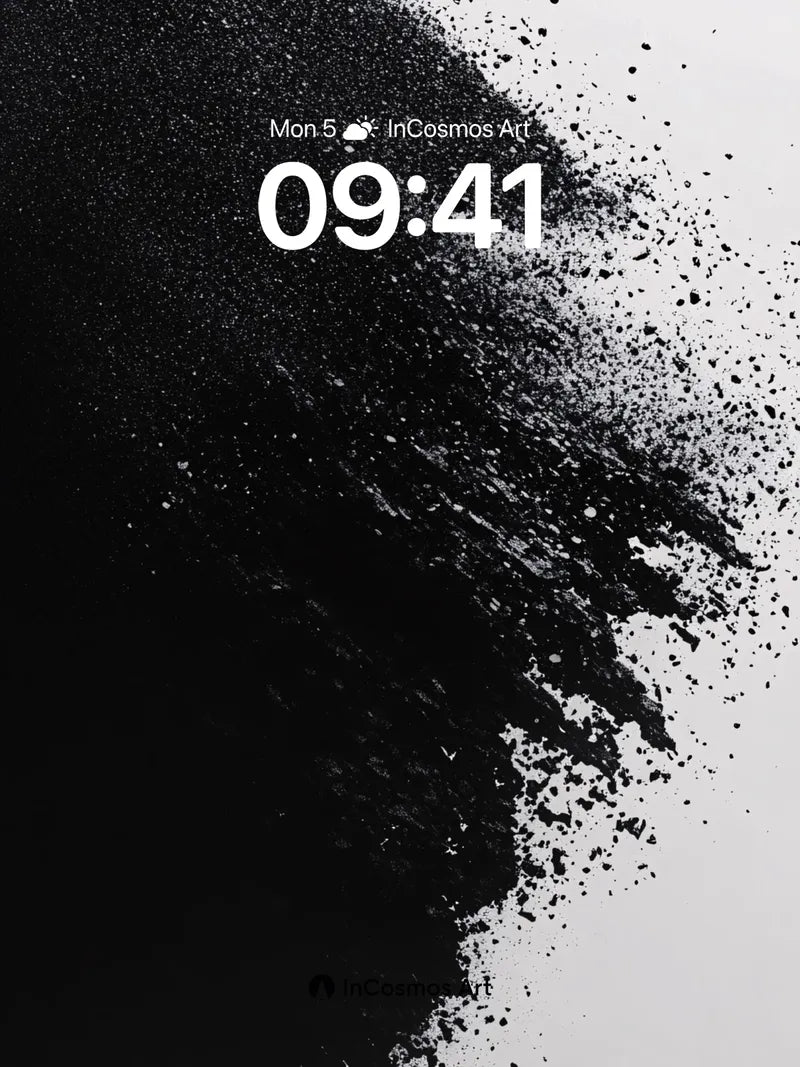 Void Edge Wallpaper with Particle Drift