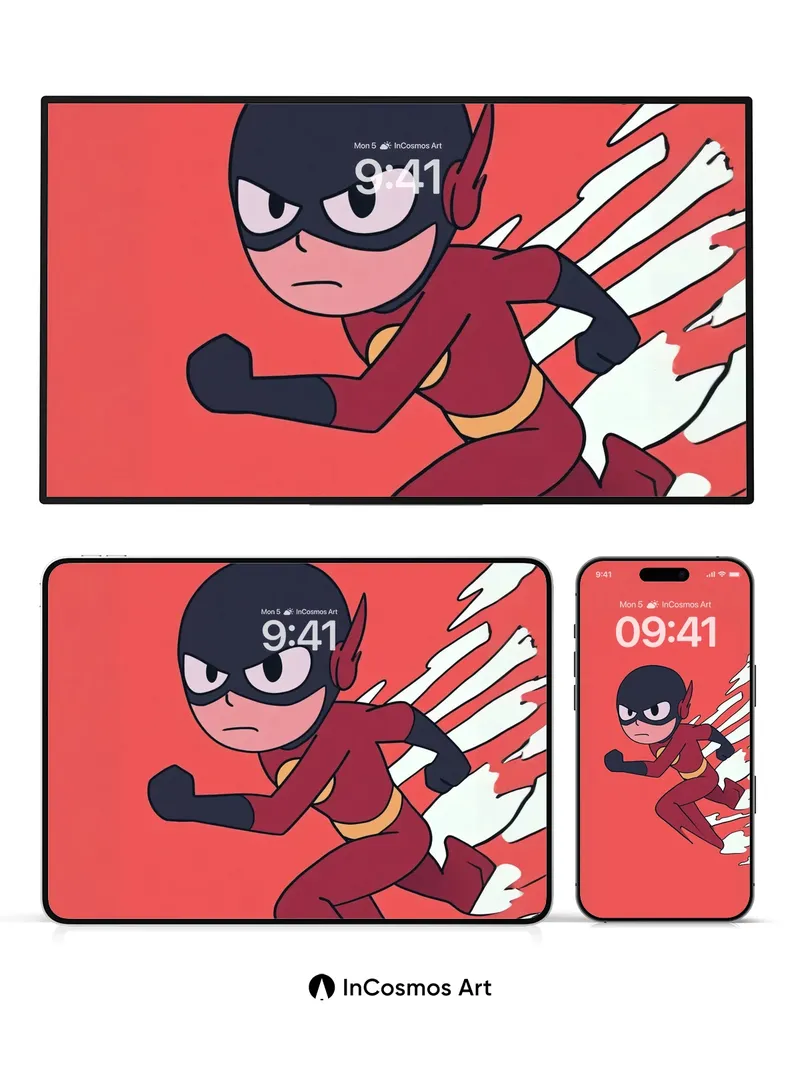 Fierce Dash Wallpaper with Speed Trails