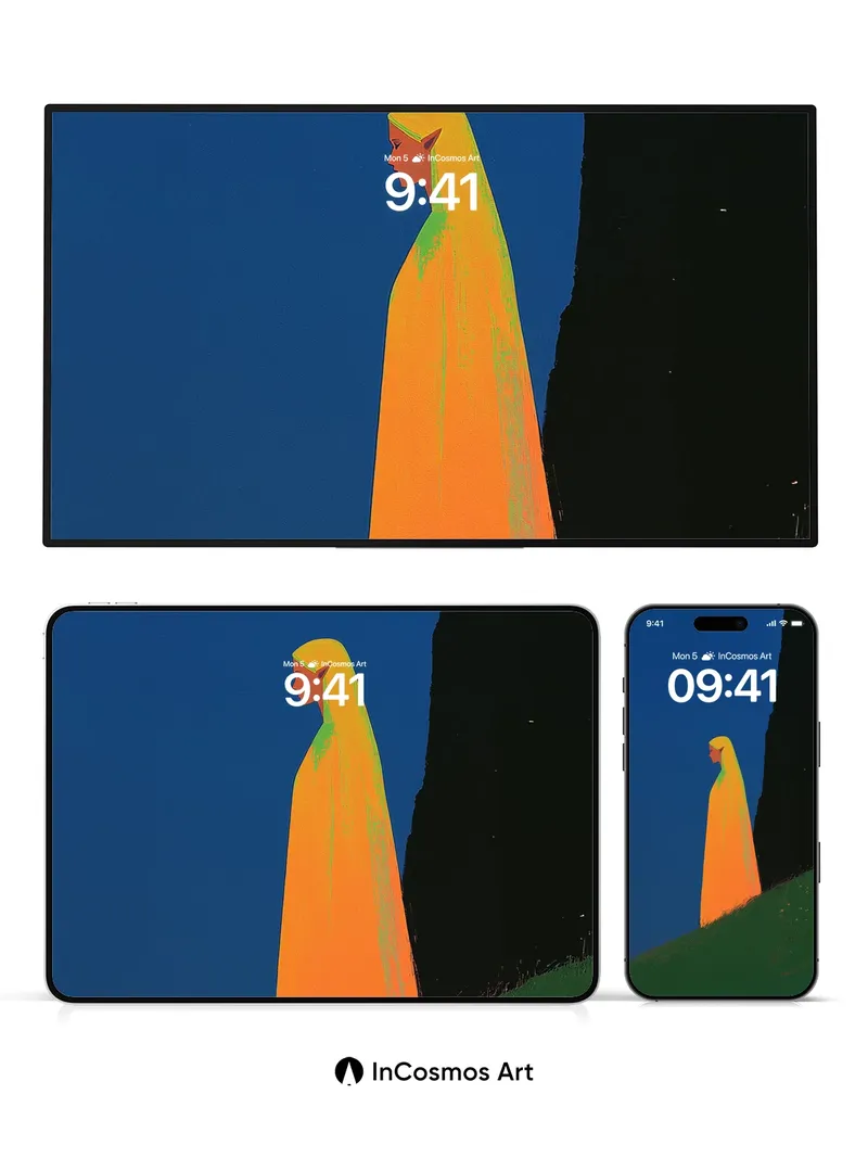 Serenity Cloak Wallpaper with Ethereal Light