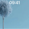Serenity Sphere Wallpaper with Frost-Textured Canopy wallpaper for iPhone, iPad & Mac
