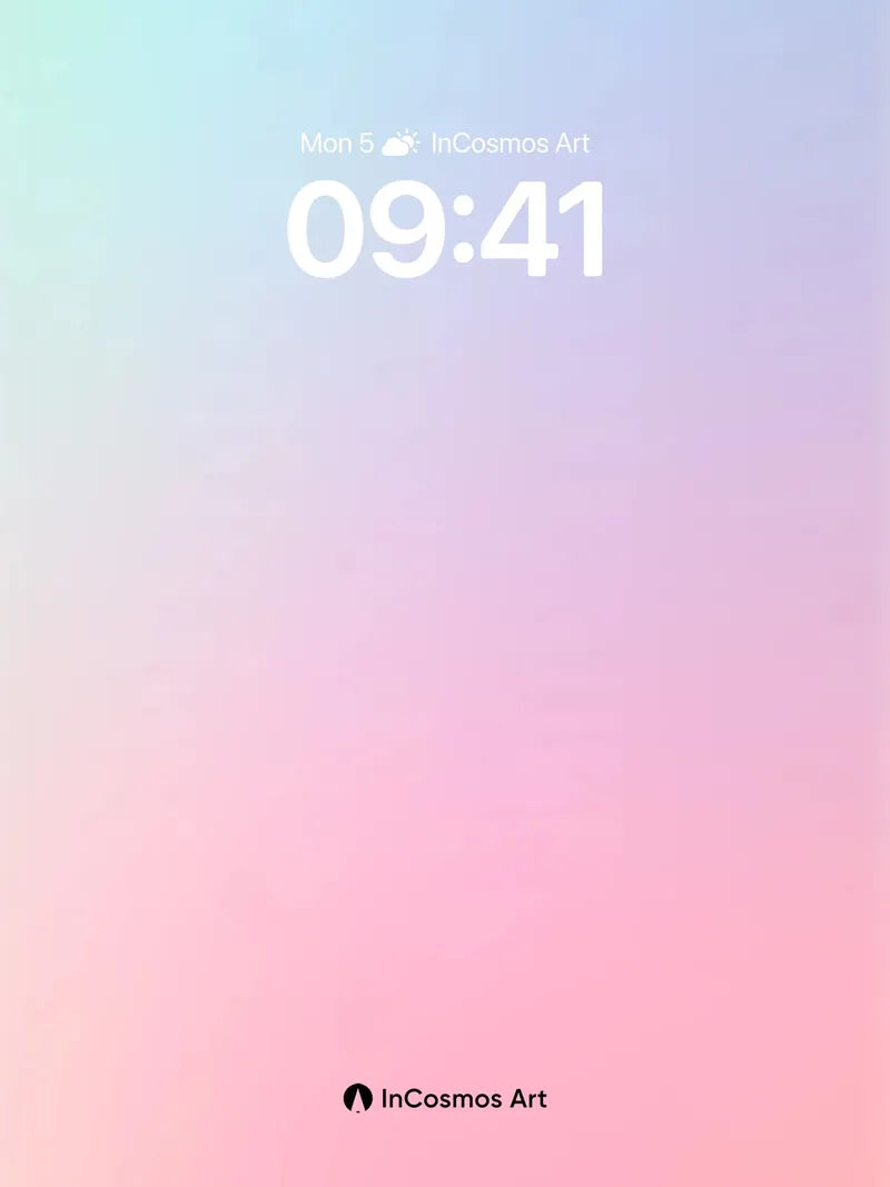 Pastel Hush Wallpaper with Ethereal Gradient